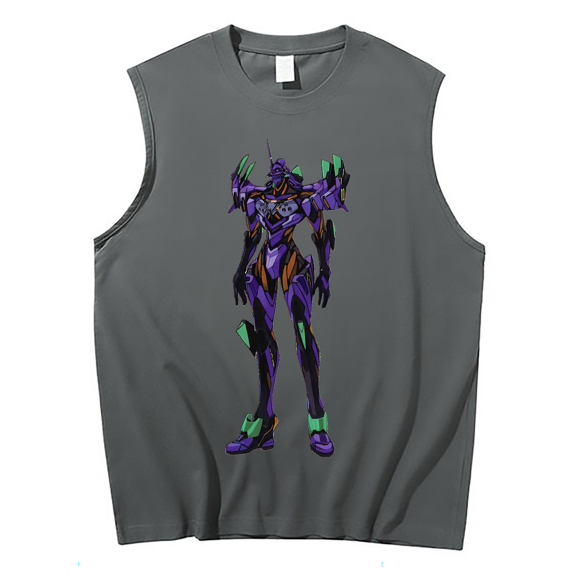 （画像用） EVA 新世紀エヴァンゲリオン コットン100％タンクトップ（フロントプリント）